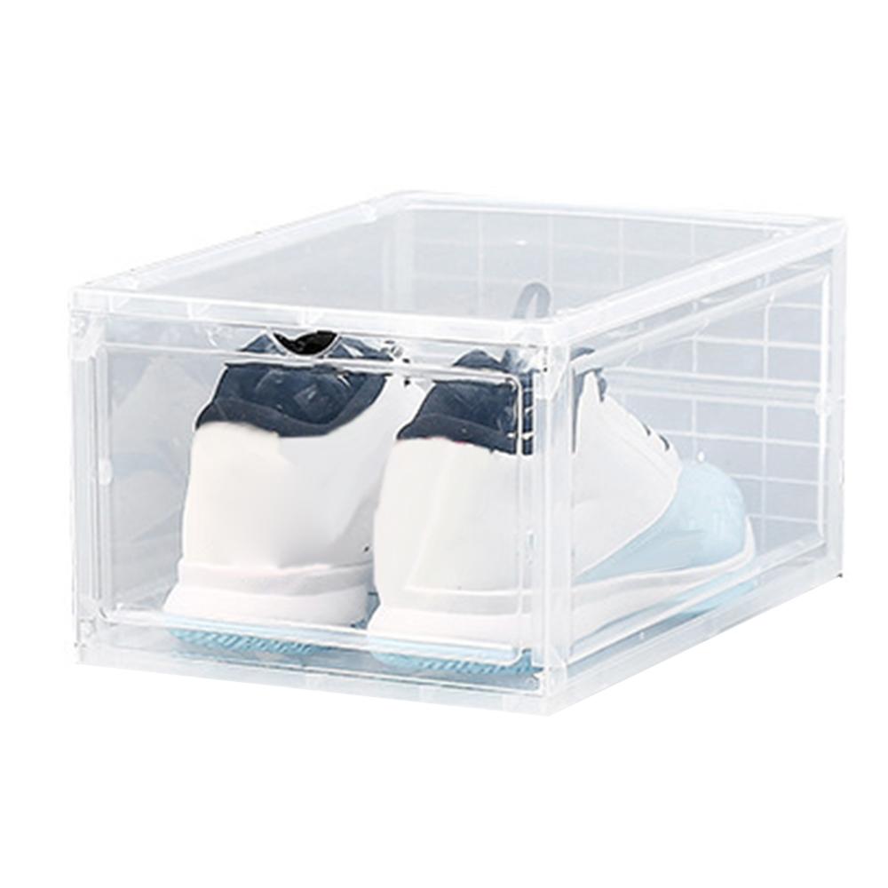 1Pcs Plastic Schoenendoos Transparante Lade Case Stofdicht Schoenen Opslag Container Opbergdoos voor speelgoed Schoenen Doos Schoen Opslag