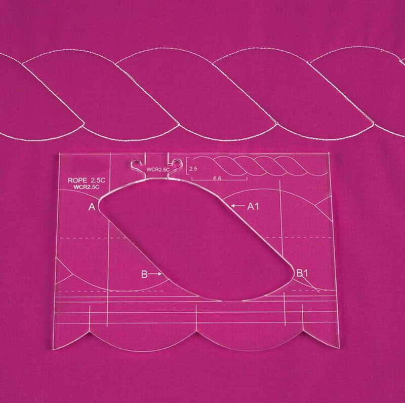 ruler border sampler template set for sewing machi... – Grandado