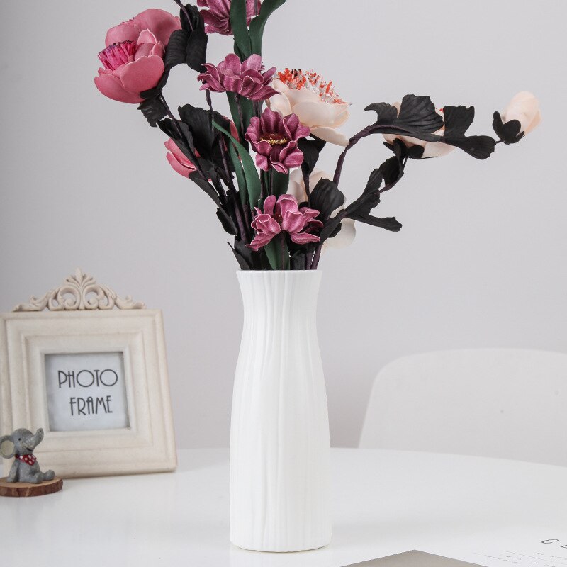 Europäische kreative einfache Simulation kunststoff Vase transparent waterper grüNe pflanze getrocknete blume wohnzimmer blume tisch stück