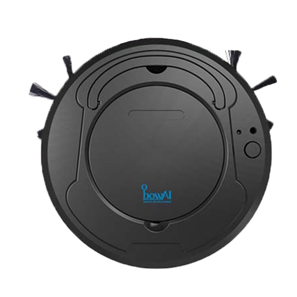 Mini Mopping Mop 3 in1 automatic Robot Wireless Vacuum Cleaner Sweeping Intelligent Lazy Vaccum Cleaner Robots Household Machine: Black