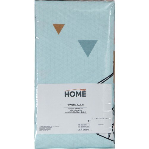 Zorluteks Single Double Quilt Cover Set-Modern Mint