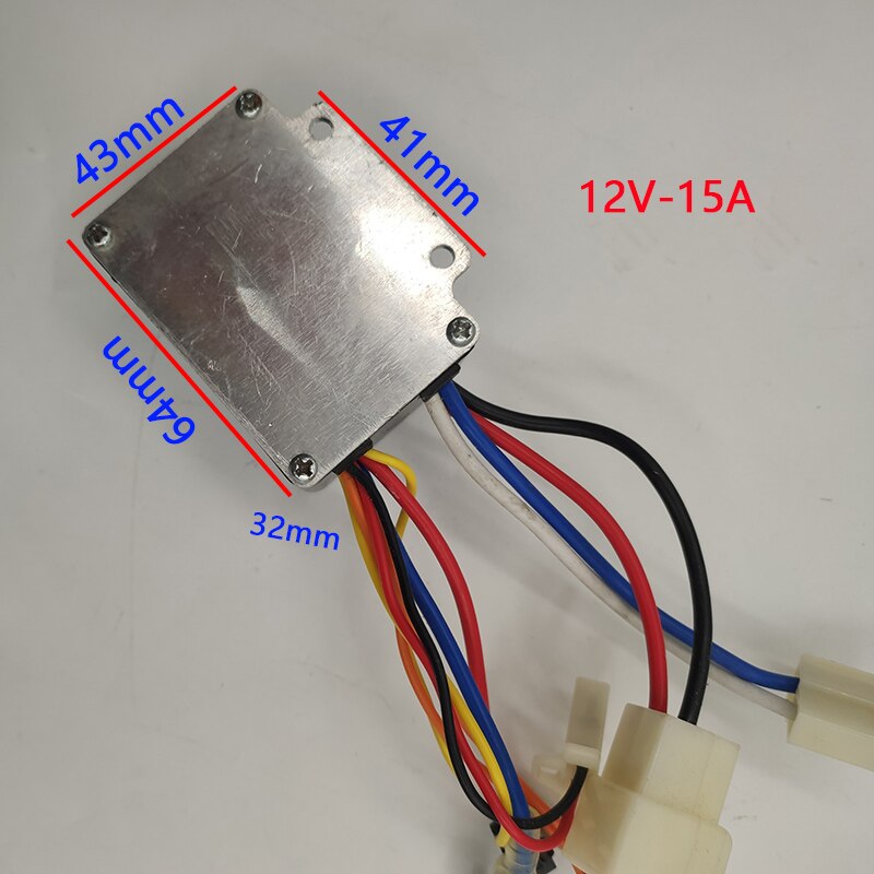 Contrôleur de moteur à brosse YK19F 12/24V 15A, pour petit Scooter électrique de surfeur, Type fermé, Mini dispositif de contrôle de moteur de petite puissance: 12V
