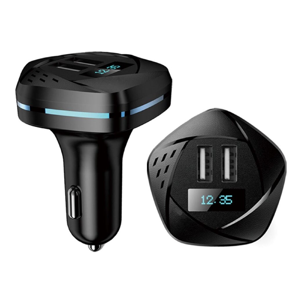 Kit mains libres pour voiture, lecteur MP3, musique, Bluetooth, FM, transmetteur, chargeur double USB, Pack de 1