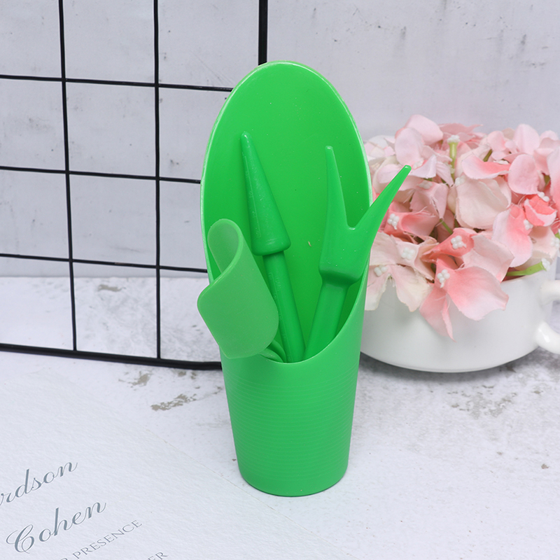 4 Pcs Garden Tools Kit Potted Plants Succulent Seedling Transplanter Spoon Shovel Flower Pot Soil Spreading Tool