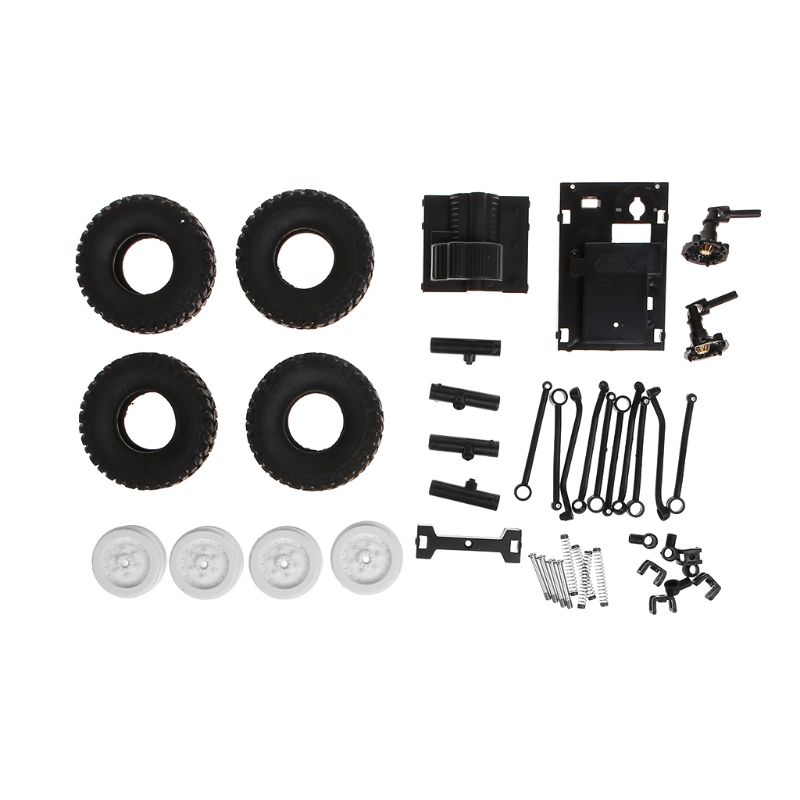 WPL C24 2.4G DIY RC Car KIT 4WD Remote Control Crawler Off-road Buggy Moving Machine Kids Toys