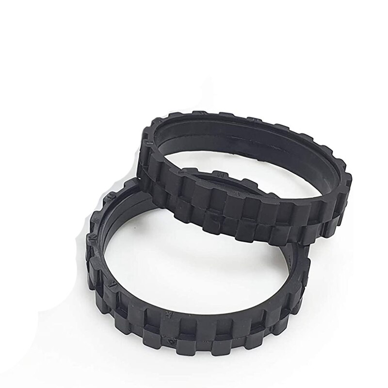 2Pcs Tires for IROBOT ROOMBA Wheels Series 500, 600, 700, 800 and 900 Anti-Slip, Great Adhesion and Easy Assembly.