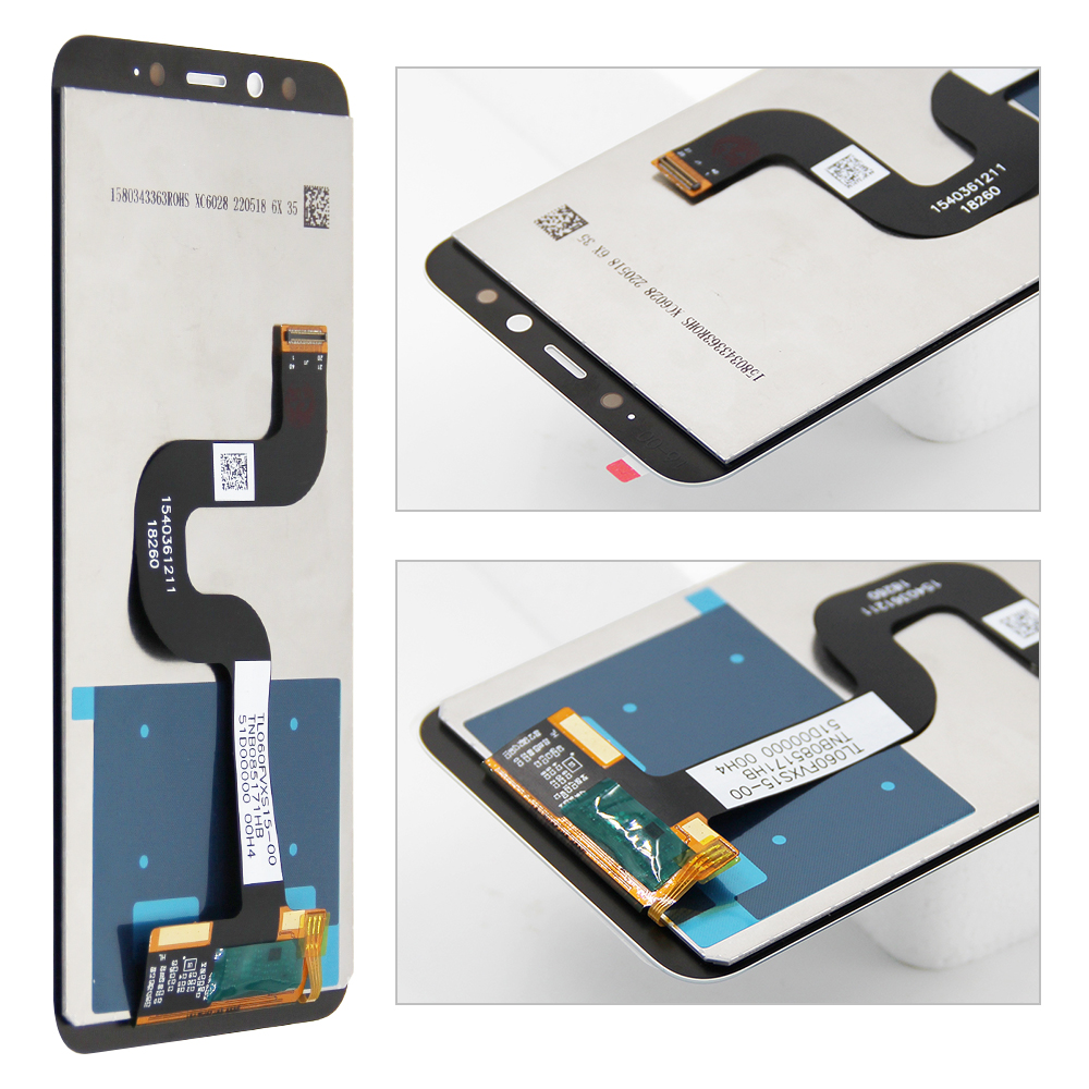 Tela para xiaomi mi a2 m1804d2sg m1804d2si display lcd tela de toque digitador assembléia com quadro para xiaomi mi 6x substituição