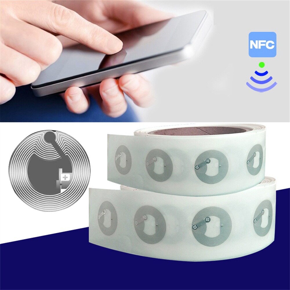 1Pc/10Pcs 25Mm Wit Nfc Stickers Protocol ISO14443A... – Vicedeal