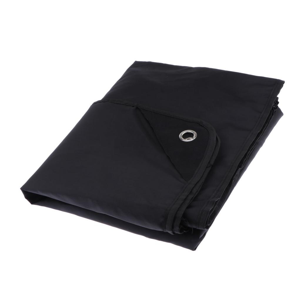 Drum Dust Set Cover Water-Resistant Oxford Fabric Cover With Sewn-in Weighted Corners, 79 x 100 Inch