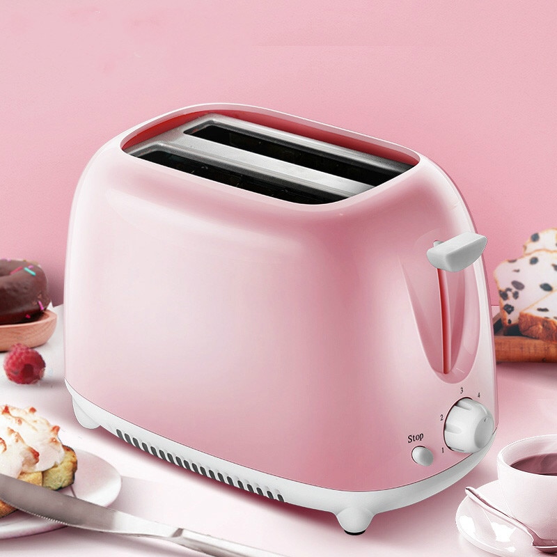 Automatic Electric Toaster 2 Slices Slot Toast Baking Oven Grill Heater Mini Sandwich Breakfast Machine Bread Maker EU Plug: Default Title