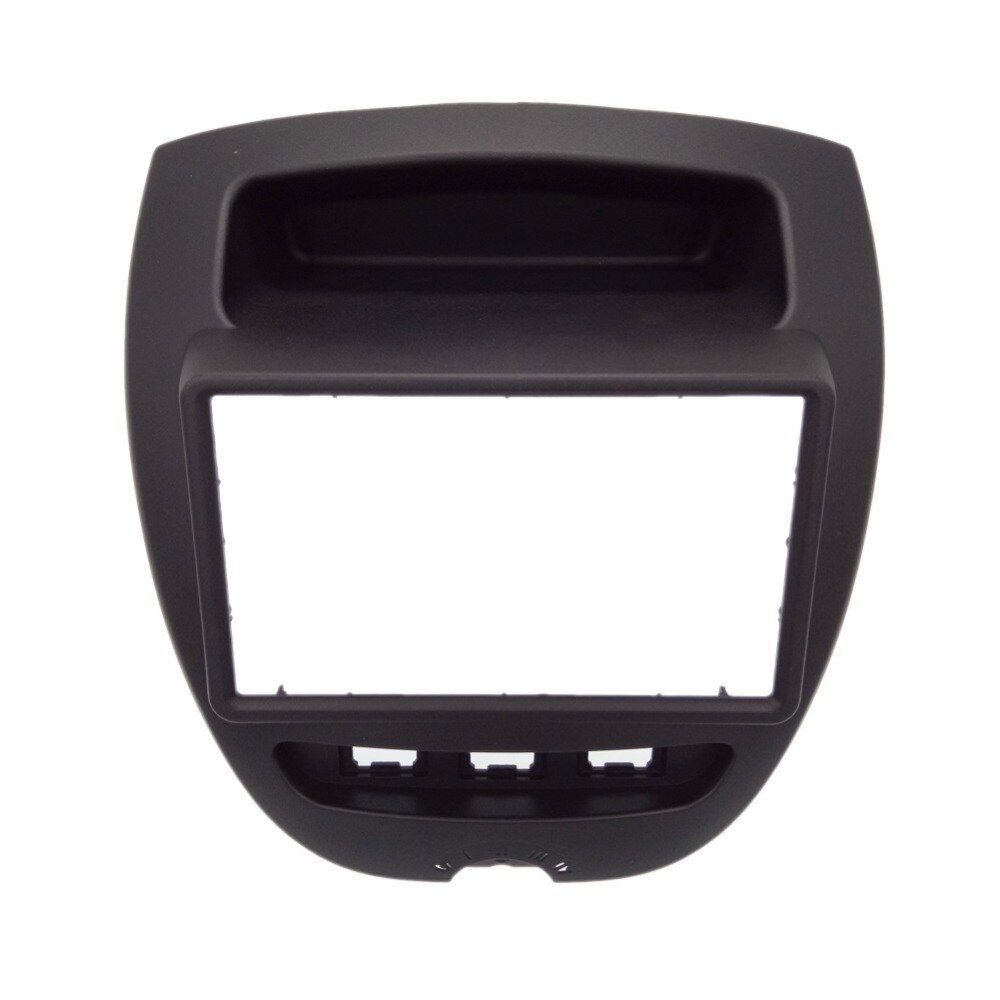 Double Din Frame DVD Panel Stereo Dash Trim Installation Kit Car Radio Fascia For Toyota Aygo Citroen C1 Peugeot 107