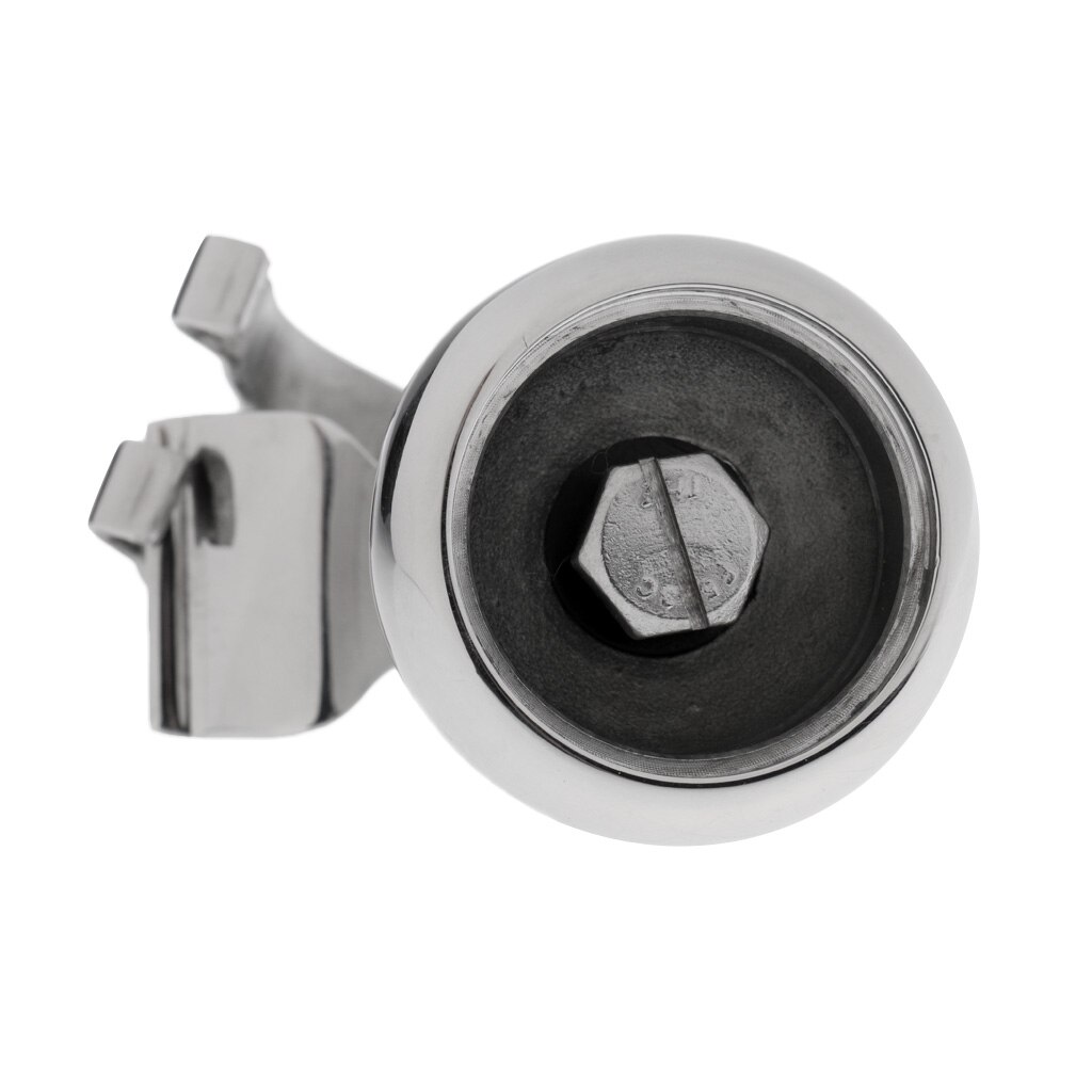 Marine Sport Boat Yacht 7.2cm Long 316 Stainless Steel Steering-Wheel Maneuvering Knob With Cap