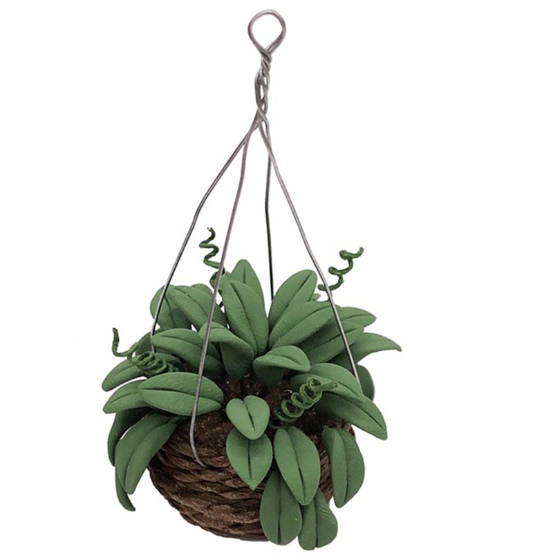 Green Adorable Portable Lovely Resin Plant Pots Micro Landscape