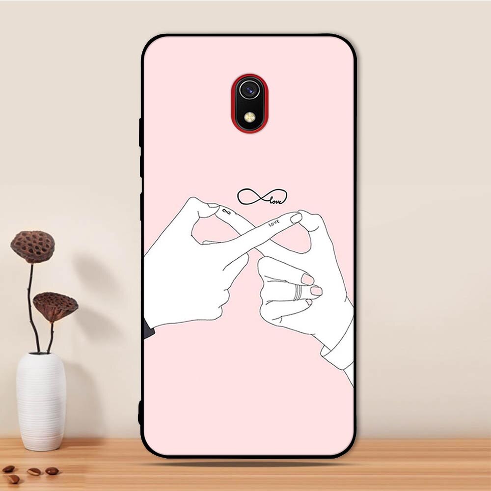 Para Redmi 8A funda para Xiaomi Redmi 8A funda Anime dibujos animados TPU Fundas Coque funda trasera para Xiaomi Redmi 8A 8 A funda de teléfono Silicona