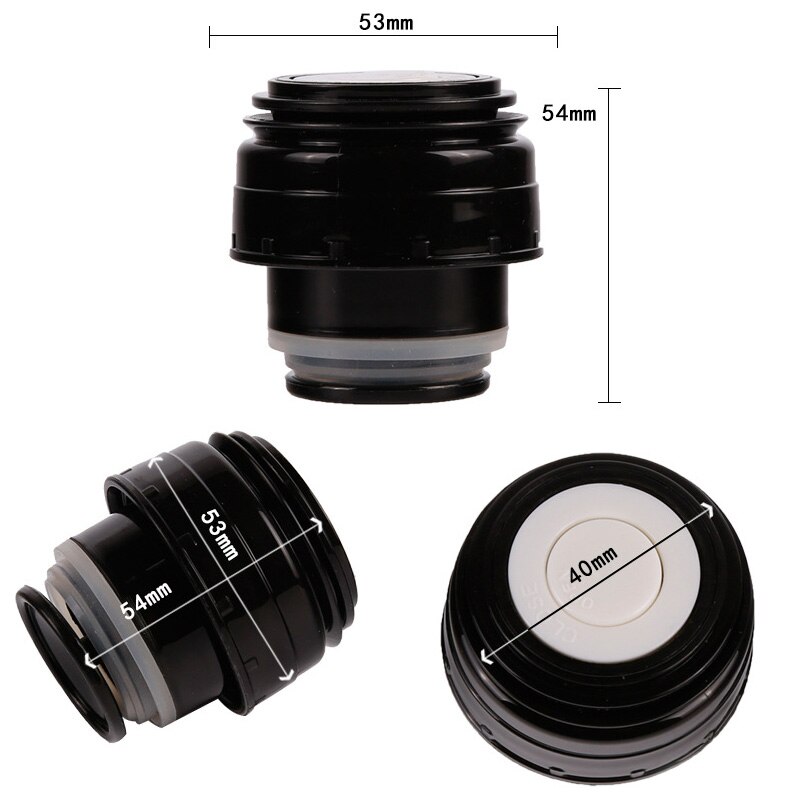 1/2/5PCS 4,5/5,2 cm Outdoor Reise Tasse Vakuum Glaskolben Deckel Drink Becher Outlet Glaskolben abdeckung Edelstahl Thermoskannen Zubehör