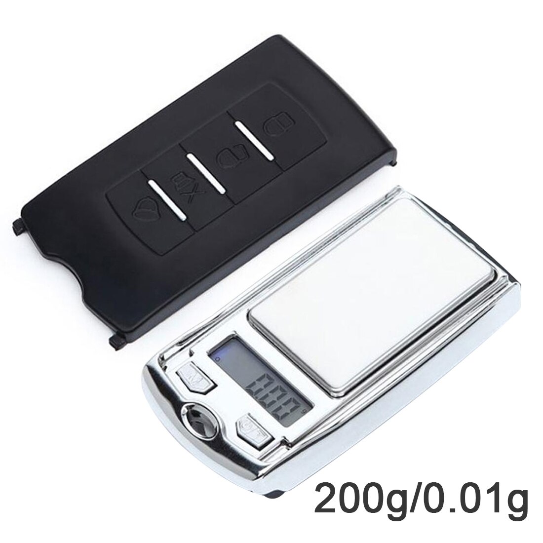 Elektroninen digitaalinen taskuvaaka 0.001g/0.01 tarkkuus minikoruvaaka taustavalo vaaka 0.1g keittiöön 50/200/500g: Jj11306 200g 0.01g