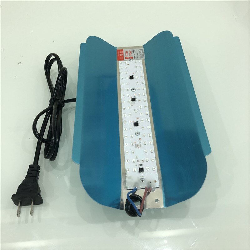 Lámpara UV LED ultravioleta fluorescente, 30W, luz negra UVA sin sombras, lámpara de curado adhesiva 395nm: US plug 220V