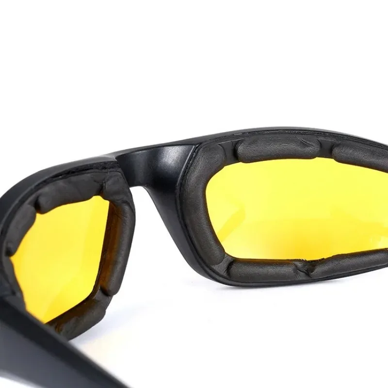 Gafas de motocicleta gafas de sol polarizadas protección contra la radiación UV gafas de caza gafas de Moto a prueba de viento escudo de montar equipo deportivo