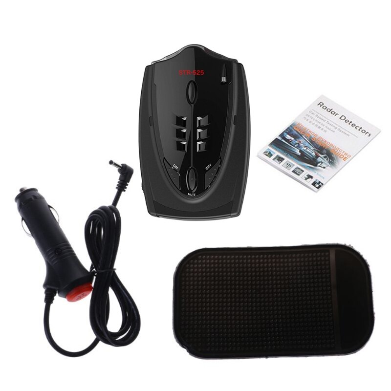 12V Auto Car Anti Ra dar Detector Voice Alert Vehicle Antiradar Alarm Warning W91F