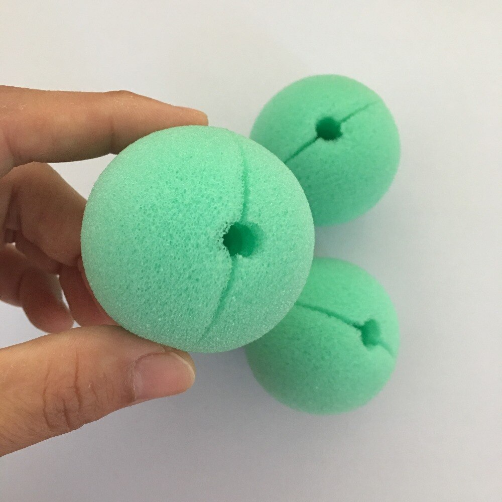 10Pcs Green Ball Schwamm Clown Nase für Party Hochzeit Dekoration Weihnachten Halloween Kostüm Magie Kleid Zubehör