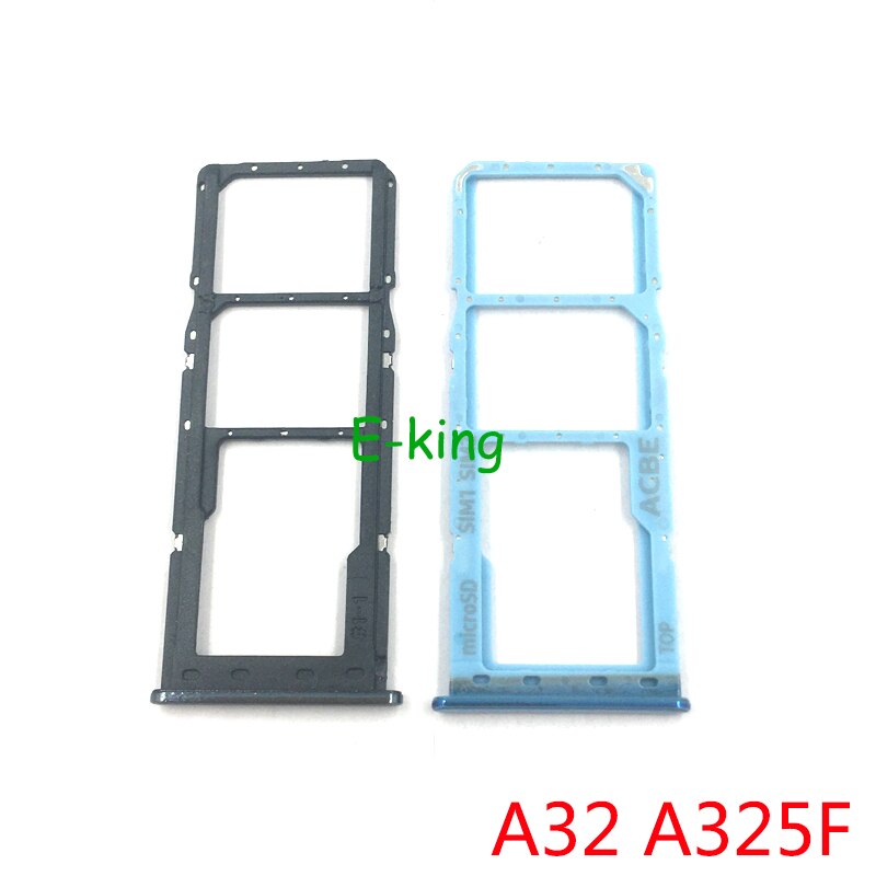 For Samsung Galaxy A32 A325F 4G A326B 5G Sim Card Slot Tray Holder Sim Card Reader Socket