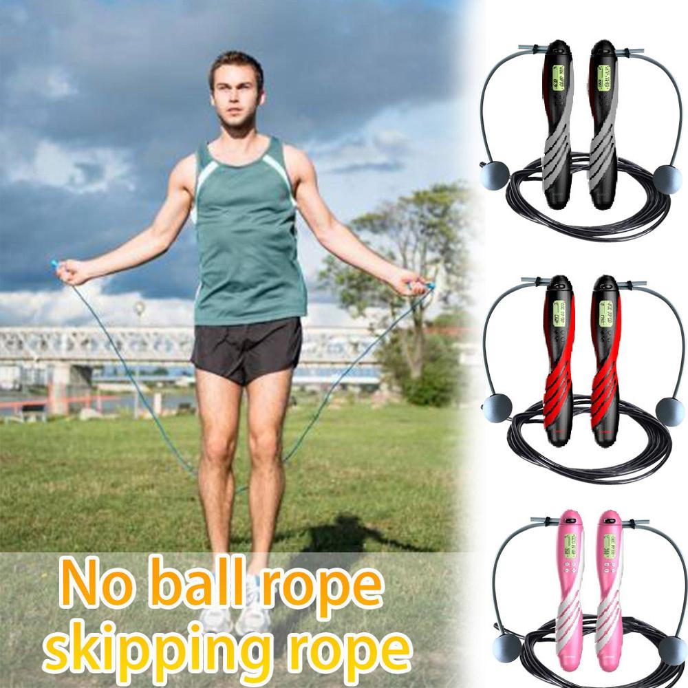2 In 1 Adjustable Digital Counting Jump Rope With Ball Bearings Calorie Counter Indoor and Outdoor Multi-purpose Skipping Rope