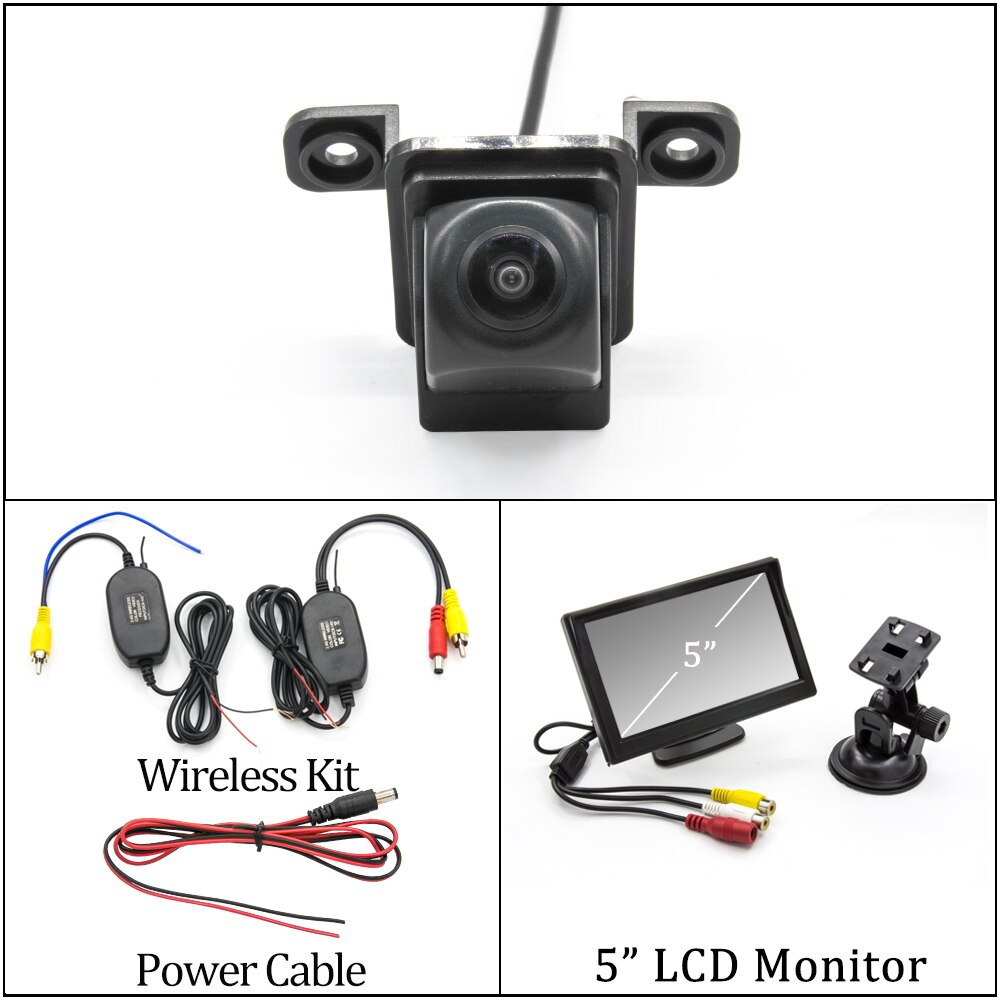 Owtosin HD 1280*720 Fisheye Rückansicht Kamera Für SsangYong Tivoli/Tivoli XLV/Tivoli Luft/LUVi Auto Monitor: Nocken 5 LCD kabellos