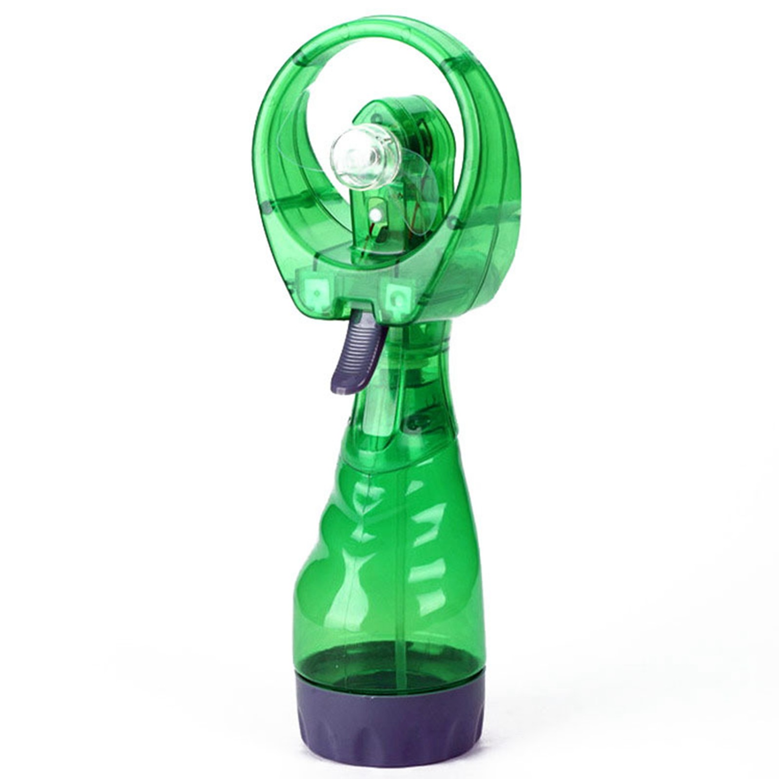 Praktischer Nebelventilator, Handventilator, batteriebetriebener Außenventilator, Strandventilator, Sommerventilator, tragbarer Wassernebelventilator, kühl Ich bin Sommer: Grün