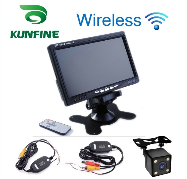 7 zoll TFT LCD Auto Kopfstütze Anzeige Monitor Rückansicht Anzeige und Wifi Rückseiten-unterstützung Kamera Auto TV Anzeige: Monitor und Wifi Nocken