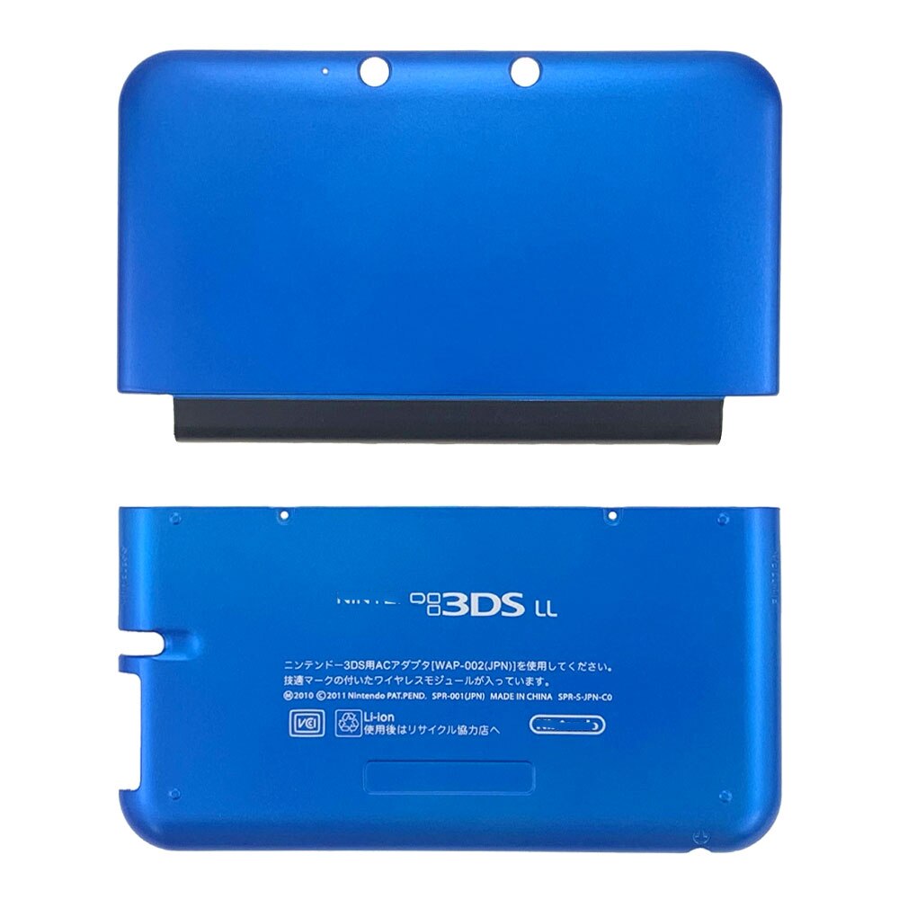 Neueste Gehäbenutzen Hülse fallen oben &Ampere; Buttom Abdeckung Ersatz Konsole fallen Oberschale Startseite Platte Für Nintendo 3DS LL/XL 7 farben: Blau