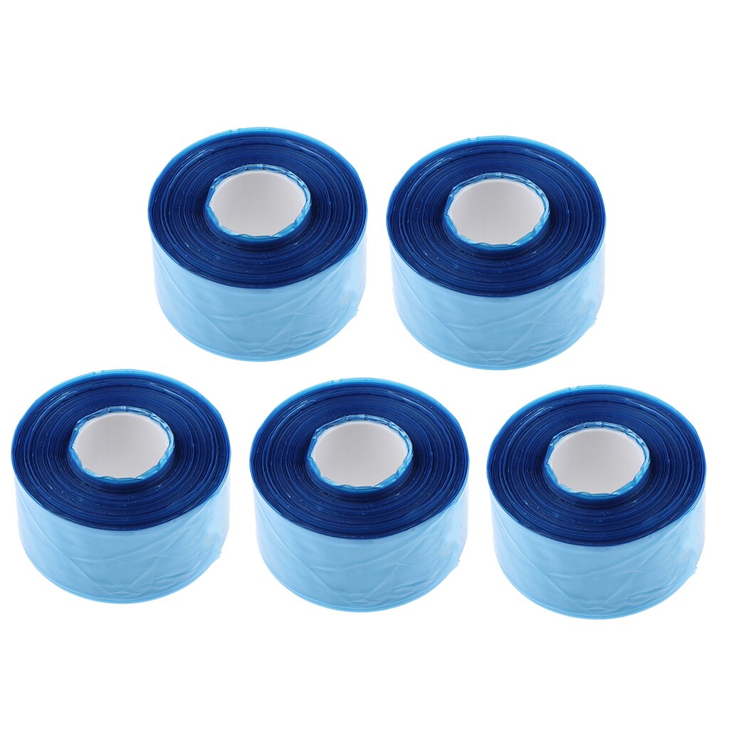 1000x Wegwerp Salon Haar Verven Coloring Protector Cover Voor Glazen Benen-Blauw