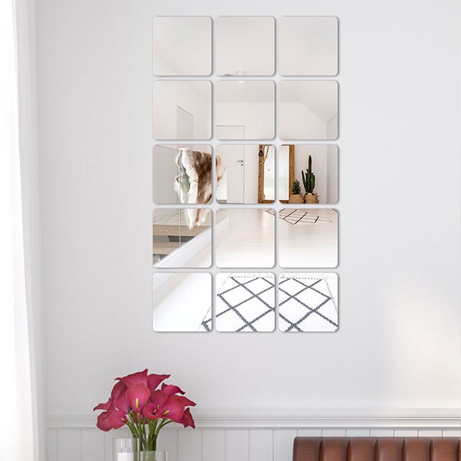 Autocollants Adhésifs Pour Miroirs, 50x50cm, Matér... – Grandado