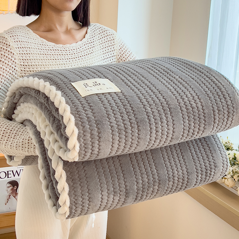 Gooi deken voor bank Winterdeken King Size Home Warm geruit dekbed Sprei Beddengoed Laken: 100x150cm / green