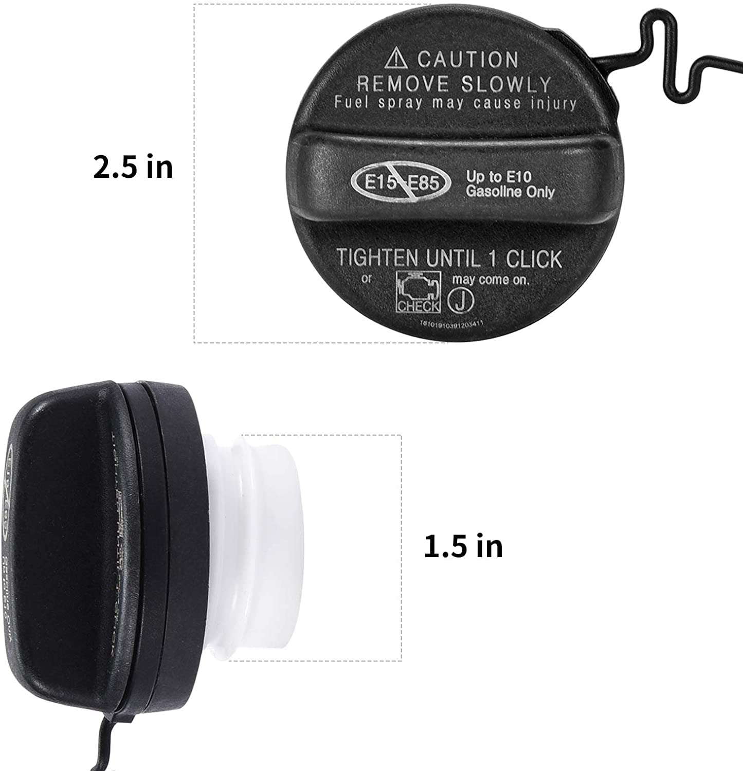 Gas Cap, Fuel Tank Gas Filler Cap for Toyota Corolla Camry 4Runner Avalon Highlander FJ Land Cruiser Matrix Rav4 Sequoia Sienna