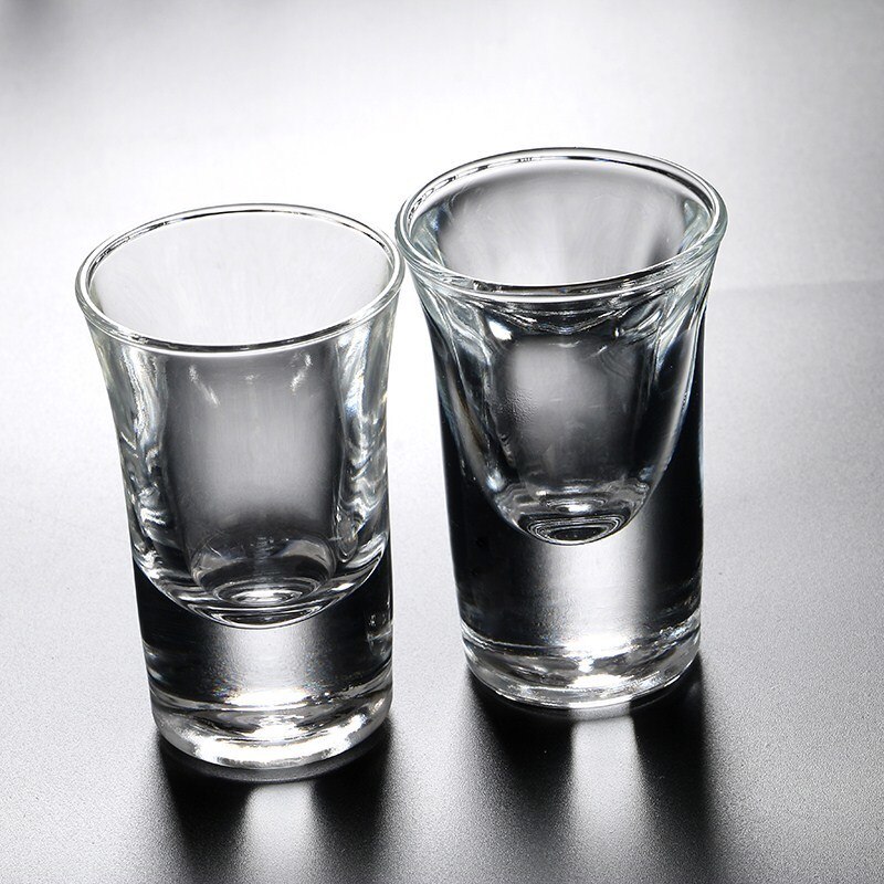 6 stk thule shotglas sæt fed husholdning bar klub tumbler ildvand spiritus vin cocktail pint bullet cup una tazza rack verre