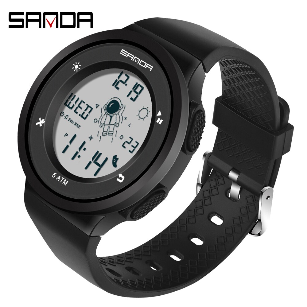 Creatieve Outdoor Sport Horloge Mannen Mode Eenvoudige Elektronische Horloge Man 50M Waterdichte Horloges Voor Jongens Meisjes klok