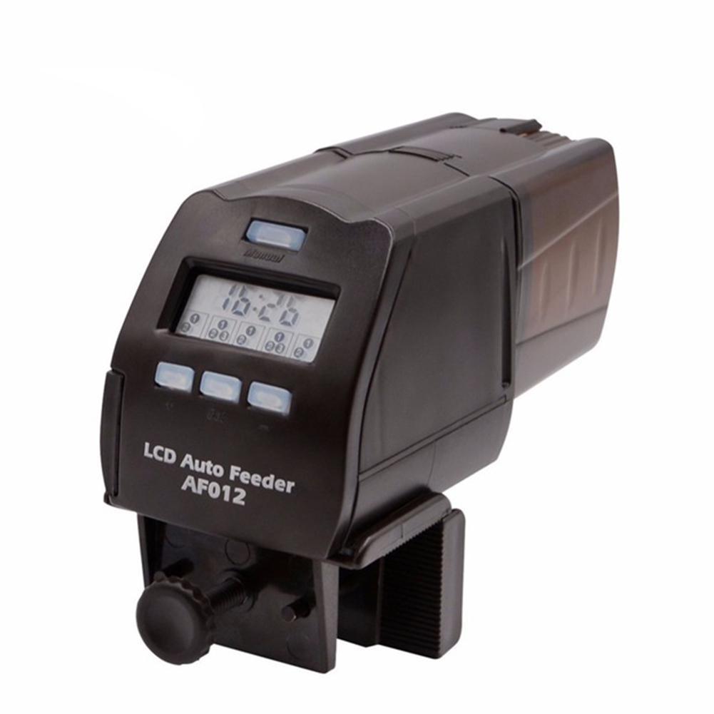 Digital LCD Automatic Fish Feeder Aquarium Tank Pond Auto Fish Feeder Timer Food Feeder Timer Capacity Adjustable