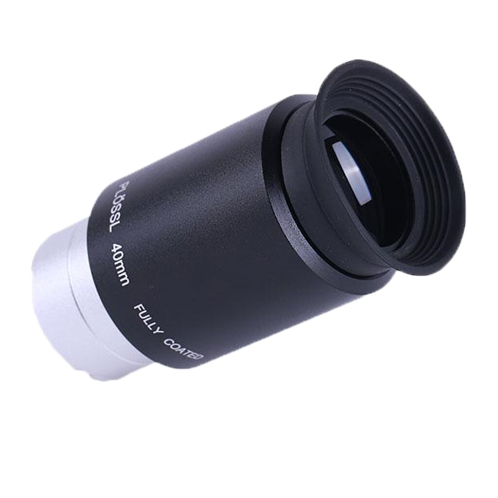 40mm 1.25'' Plossl Telescope Eyepiece Fully Multi Coated Metal 48 Degree Apparent Field 4 Element for Astronomy Telescope