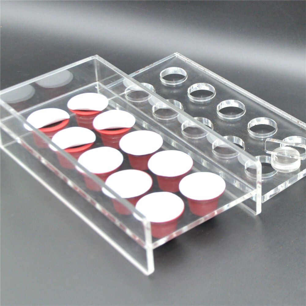 Coffee Capsule Filling Machine Coffee Plastic Tamper Filling Tool for Nespresso with Tamping Tool Head 10 Holes