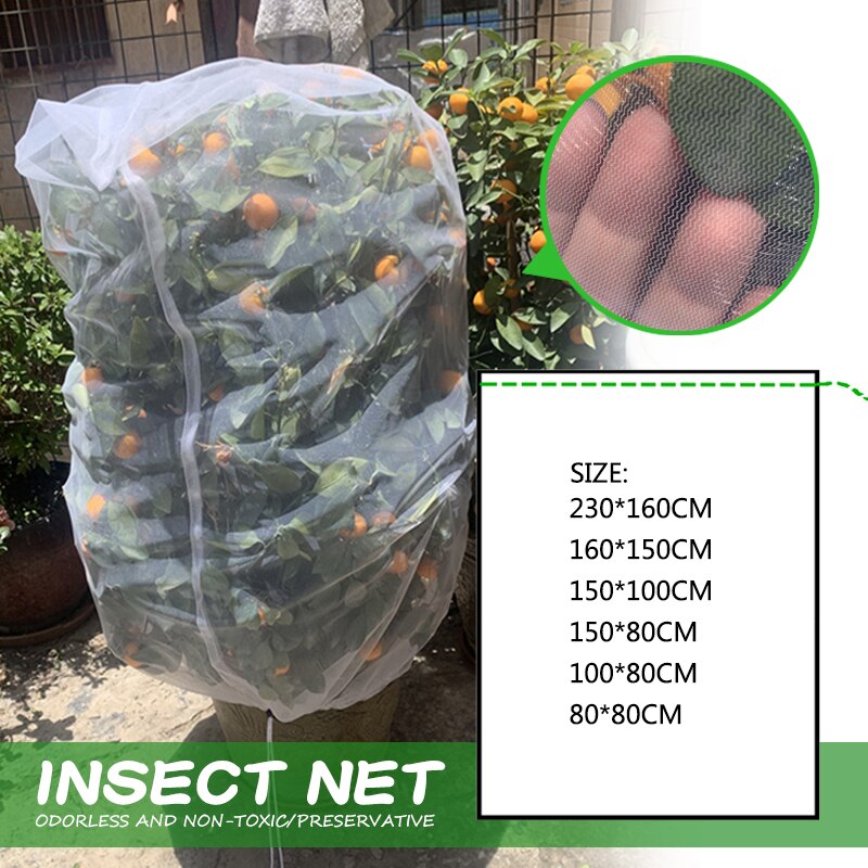 Landscape Tree Insect Net Oversized Insect Bag Drawstring Pest Insect Bag Flower and Fruit Insect Net Anti-bird Net Bag