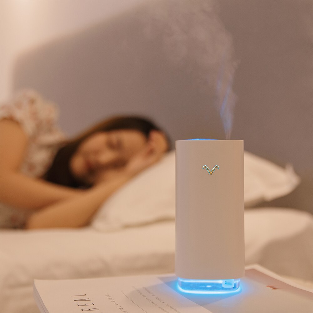 Liten luftfuktare ultraljudsdimma ångdimma tillverkare eterisk olja usb aromdiffusor för hushålls sovrum bil rosa vit