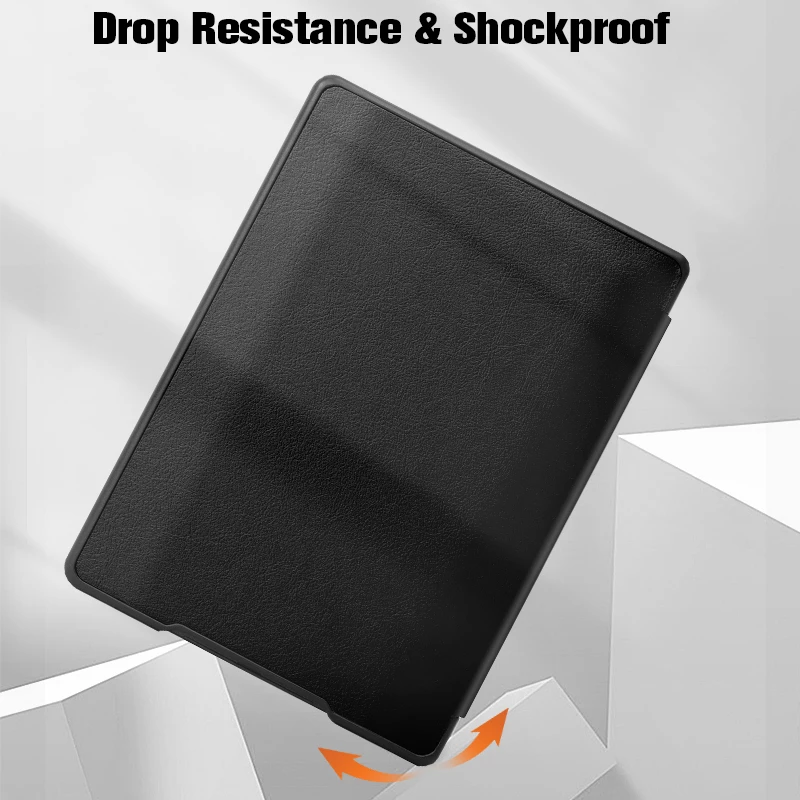 Case voor Kobo Aura H2O Edition 1 6,8 inch N250 Ereader Funda, slanke magnetische lederen slaaphoes