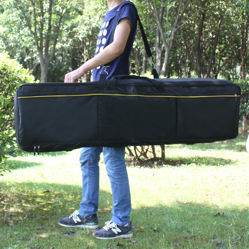 ammoon 88-Key Keyboard Carry Bag Electric Piano Padded Case Gig Bag Zippered Closure with Top Handle