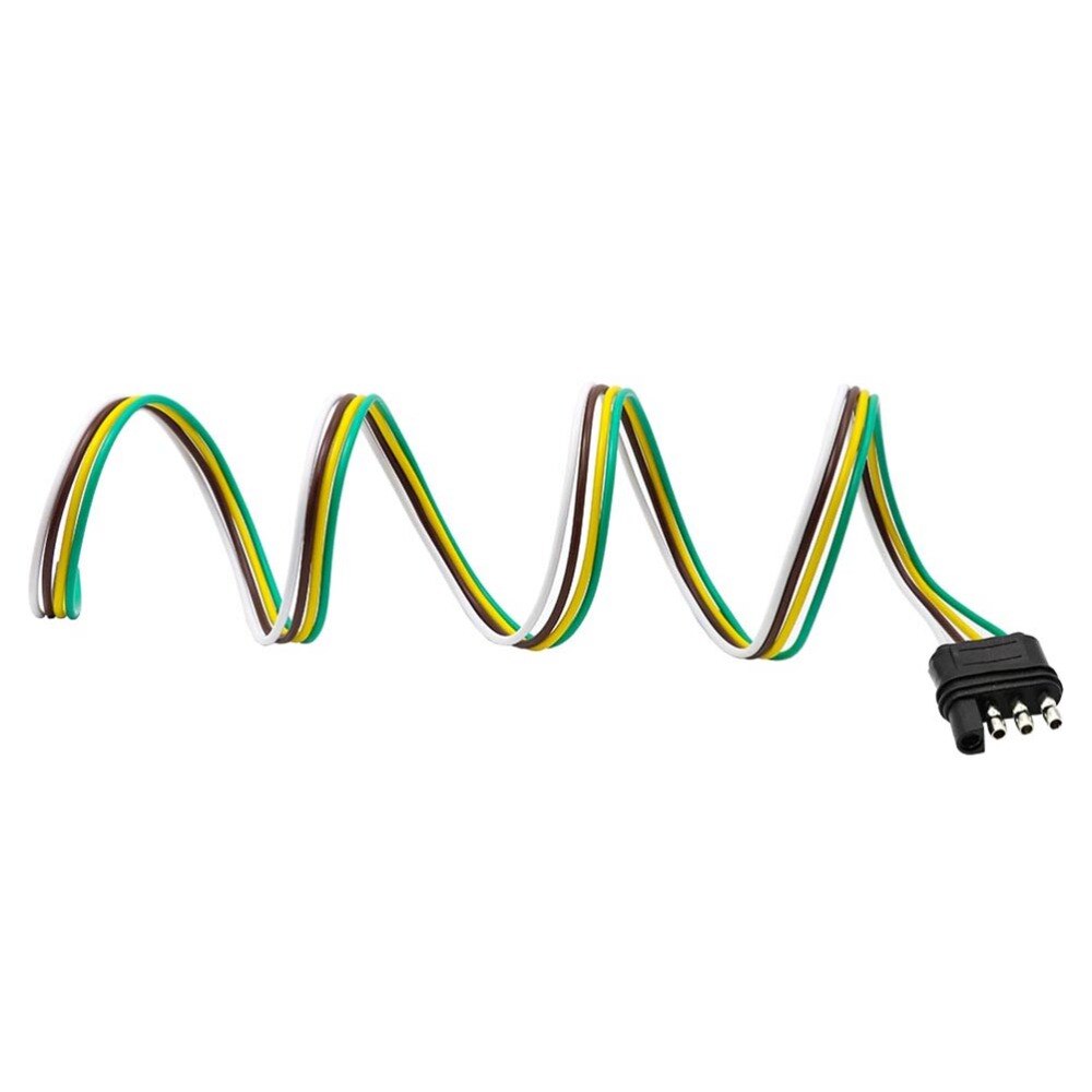 1 Set 12V 4Pin Replacement Trailer Connection Adapter Trailer Wire Harness Trailer Accessory