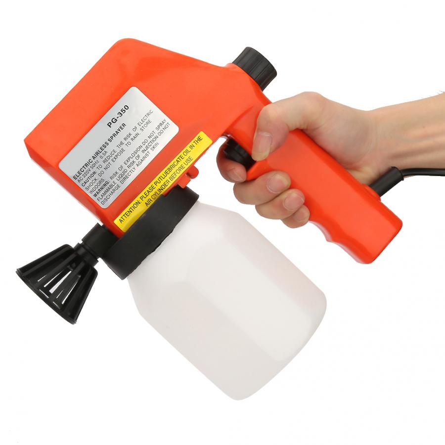 600ML Pneumatic Spray Hand Held Spray Electric Paint Sprayer Paint House Painting Tool 220V EU Plug