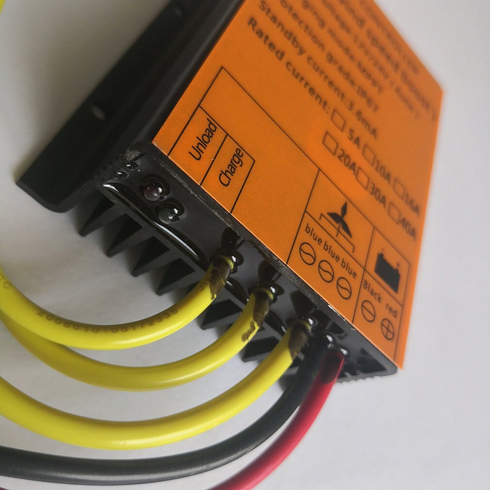 1000W Wind Turbine Controller 12V24V Waterproof Mppt Rectifier Brake Charging Rectifier Bridge Sliver