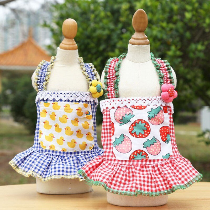Jupe d&#39;été à bretelles pour chat, vêtement fin sans poils, chiot, chien, chaton, chat, printemps et été