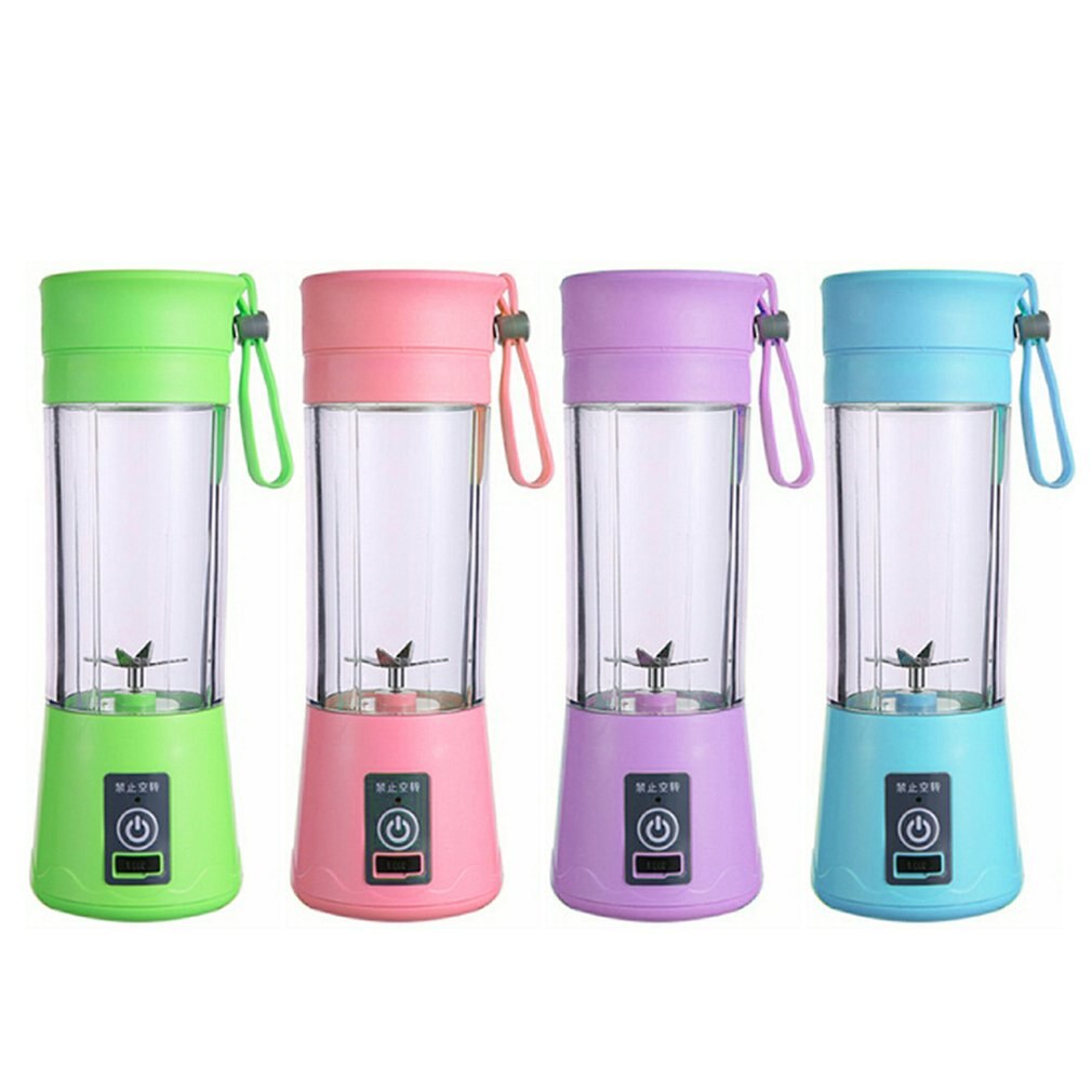 380ml Portable Juicer Electric USB Rechargeable Smoothie Blender Machine Mixer Mini Juice Cup Maker fast Blenders food processor