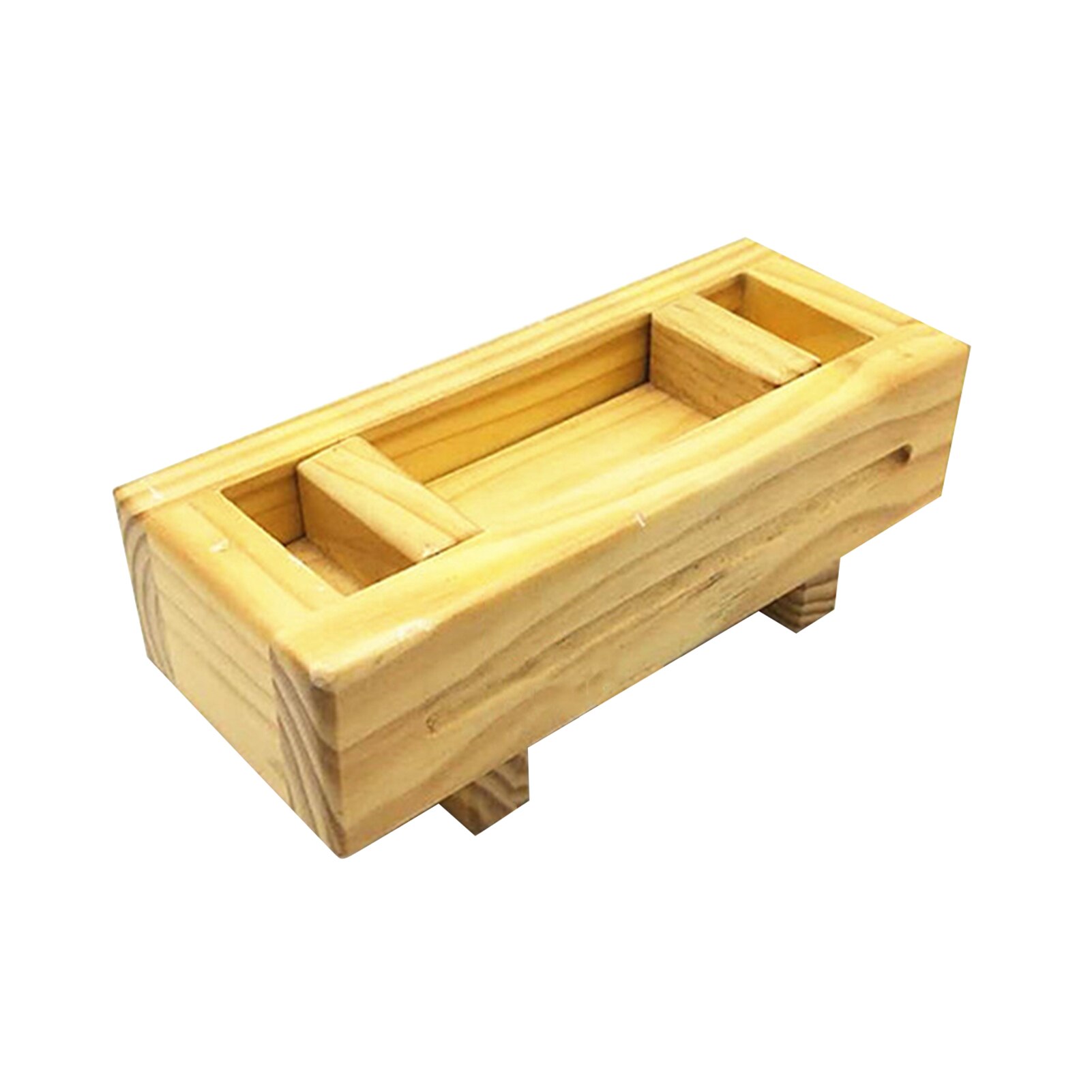 Bamboo Wooden Rectangular Sushi Press Mold Box Sushi Making Kit DIY Sushi Rice Roller Molds Sushi Kitchen Making Tools: Shiraki Sushi