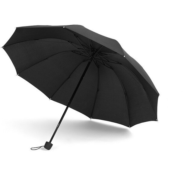 Dla Xiaomi automatyczny parasol z odblaskowym paskiem do tyłu światła Led parasol akademii 10 żeber 3-składany odwrócony parasol: non-automatic1